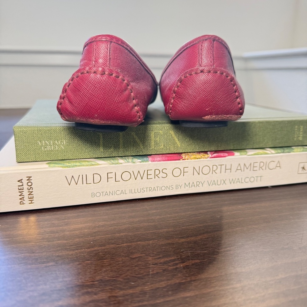 michael kors burgundy ballet flats - Picture 2 of 4
